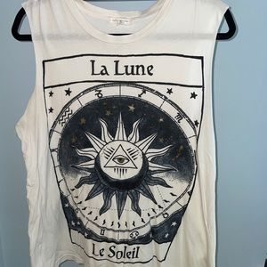 La Lune/Le Soleil graphic tank